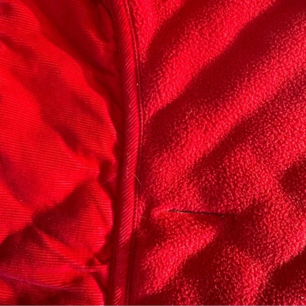 Dog Quilted Red Jacket-Size M